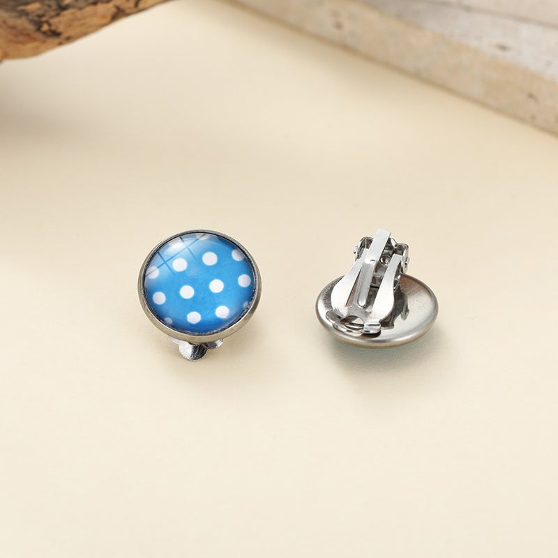 Ladybug Polka Point Cartoon Time Gem Ear Clip Women'S Animation Fashion Simple Earrings Earrings Jewelry - Image 5